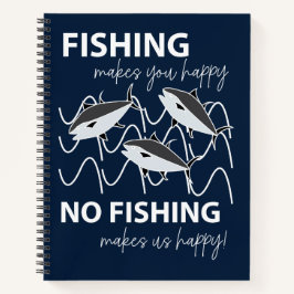 Cuaderno Peces nadando en el agua Pesca