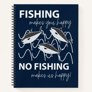 Cuaderno Peces nadando en el agua Pesca