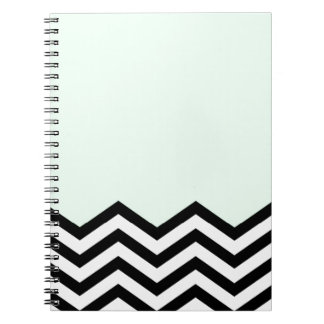 Cuaderno Pedazo de Chevron de la menta