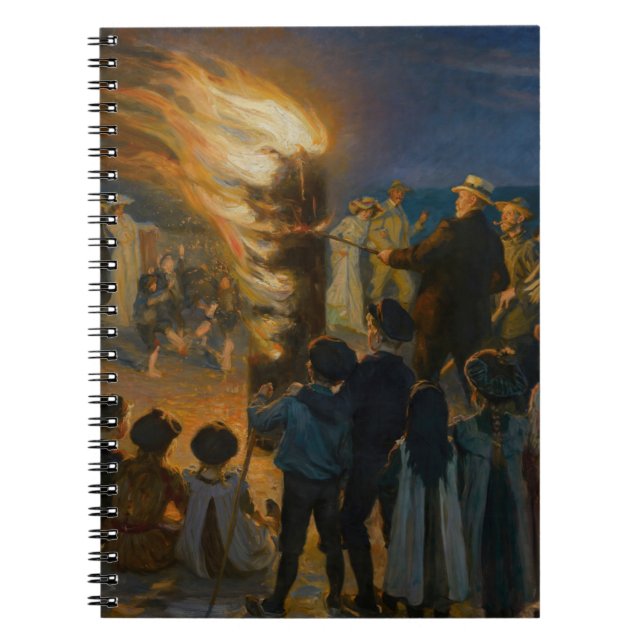 Cuaderno Peder Severin Kroyer - Fogata de la víspera de San (Frente)
