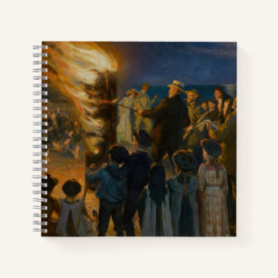 Cuaderno Peder Severin Kroyer - Hoguera de la víspera de Sa