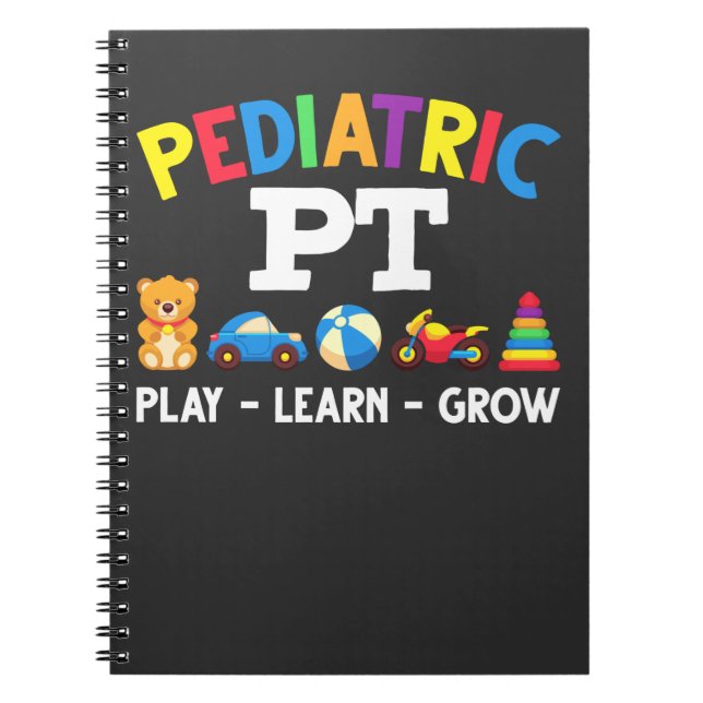 Cuaderno Pediatría para niños con terapia física (Frente)