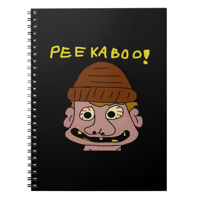 Cuaderno Peekabo Weird Man (Frente)