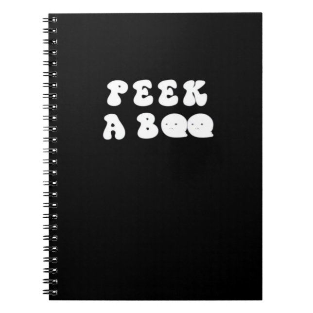 Cuaderno Peekaboo Spooky Slogan (Frente)