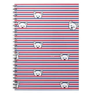 Cuaderno Peekaboo Westies KiniArt