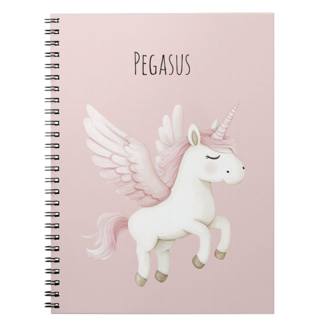 Cuaderno Pegaso Rosa (Frente)