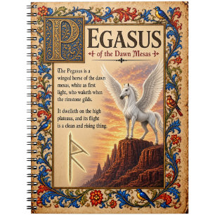 Cuaderno Pegasus, Arte de Bestiario Medieval