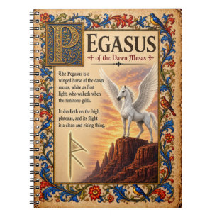 Cuaderno Pegasus, Arte de Bestiario Medieval