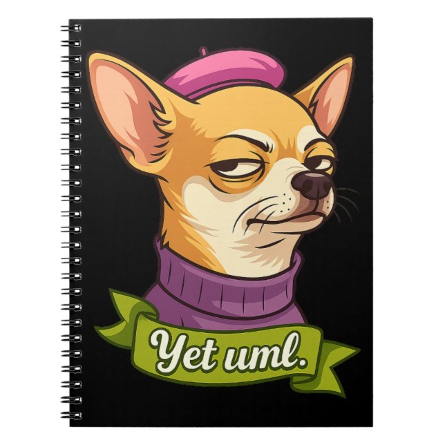 Cuaderno Pegatina de Chihuahua descarada  (Frente)