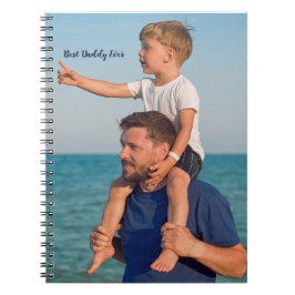 Cuaderno Pegatina de regalos de fotos para papá