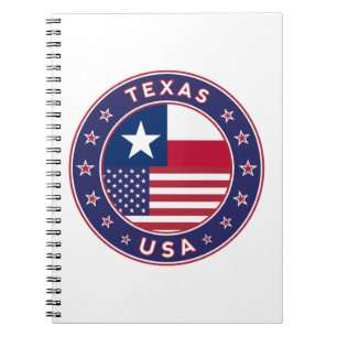 Cuaderno Pegatina de Texas, estuche de teléfono, bolso de d