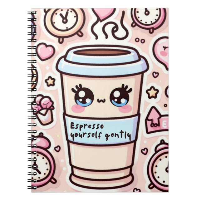 Cuaderno Pegatina de vinilo con forma personalizada (Frente)