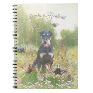 Cuaderno Pegatina Pape de German Hunting Terrier (Jagdterri