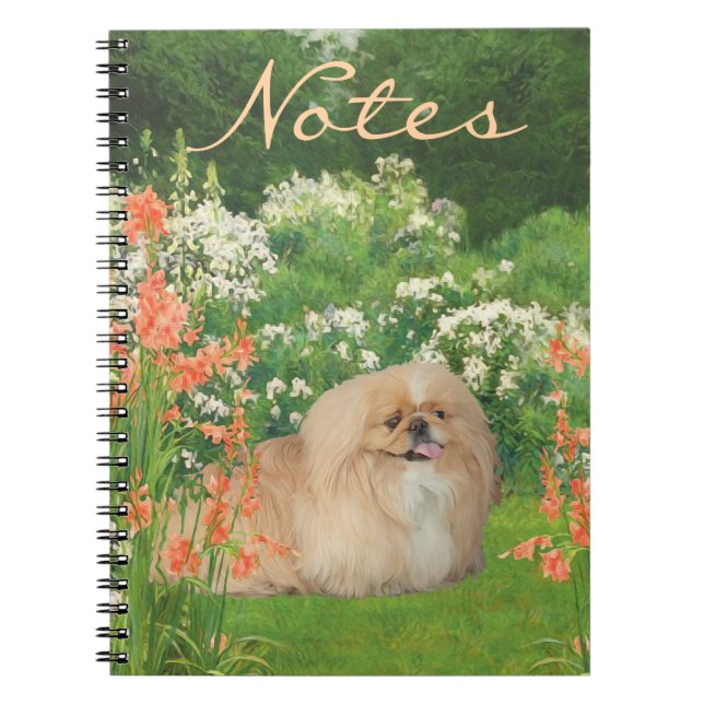Cuaderno Pekinés en el Jardín (Frente)