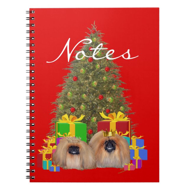 Cuaderno Pekingés en el árbol (Frente)