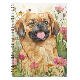 Cuaderno Pekingese Journal – Watercolor Cover