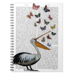Cuaderno Pelícano y mariposas