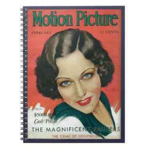 Cuaderno Película Foto Febrero 1931 Portada de Gloria Swans