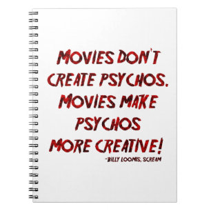 Cuaderno Películas caídas no crean psiquis