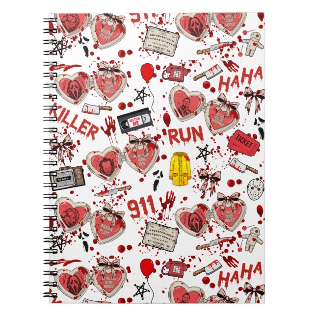 Cuaderno Películas de Terror Sangre y Gore (Frente)