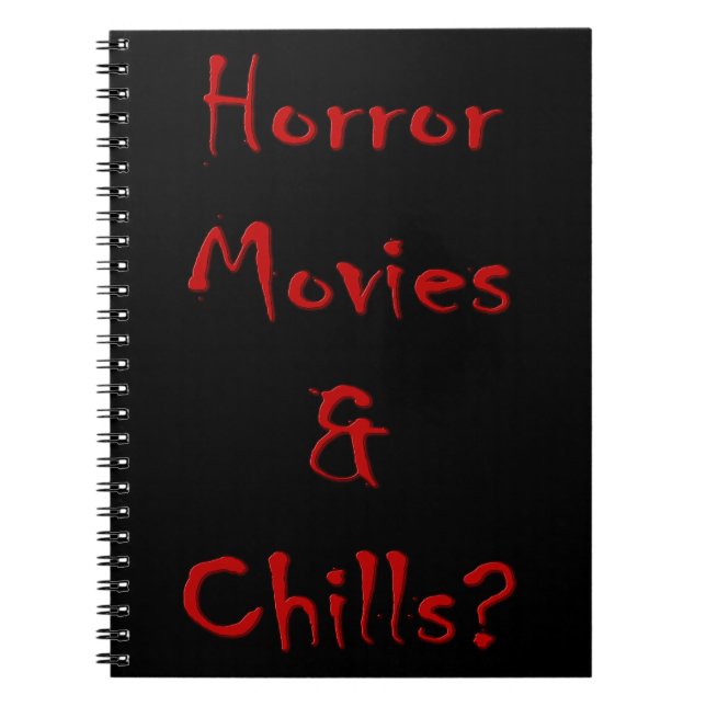 Cuaderno ¿Películas de terror y escalofríos? (Frente)