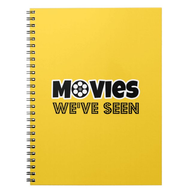 Cuaderno Películas que hemos visto (Frente)