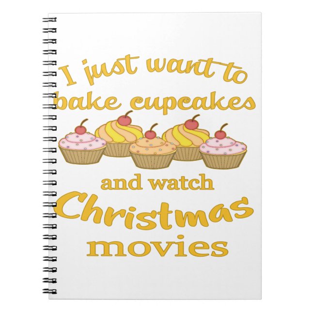 Cuaderno Películas y hornear navidades (Frente)