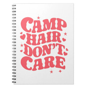 Cuaderno Pelo de Campamento No Importa Chicas de Camping de