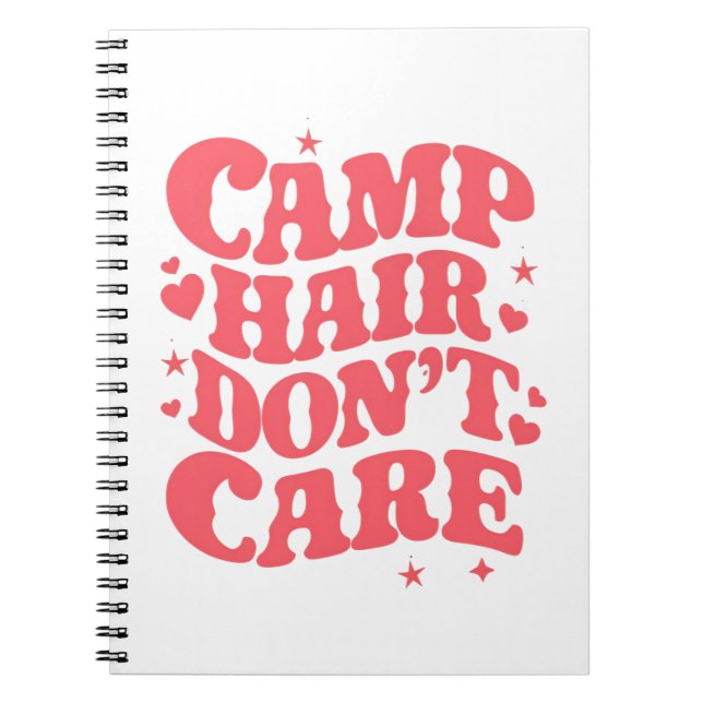 Cuaderno Pelo de Campamento No Importa Chicas de Camping de (Frente)