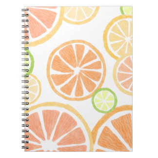 Cuaderno Pelo de limón de cítrico fresco Naranja de frutas