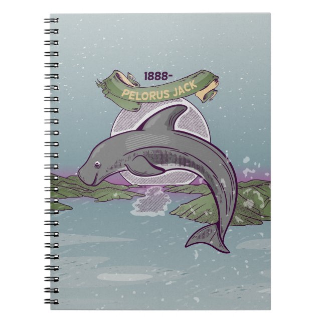 Cuaderno Pelorus Jack New Zealand Dolphin (Frente)