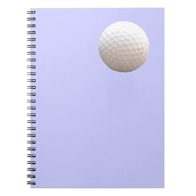 Cuaderno Pelota de golf en el portátil Sky (Frente)