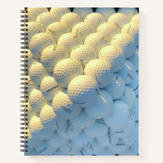 Cuaderno Pelotas de golf (Anverso)