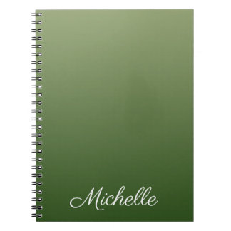 Cuaderno Pena verde personalizada