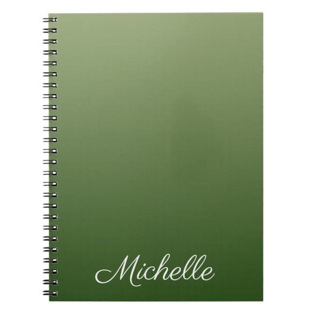 Cuaderno Pena verde personalizada (Frente)