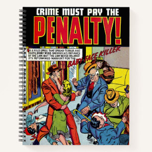 Cuaderno Penalización del bebé enfrenta el delito de cómics
