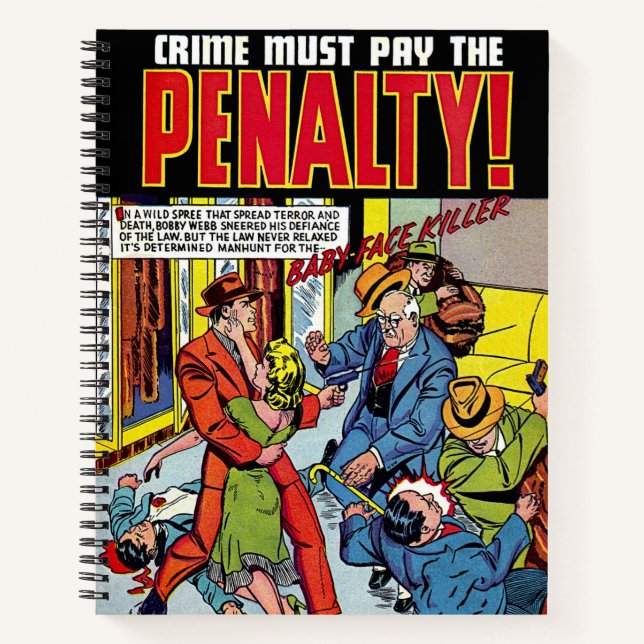 Cuaderno Penalización del bebé enfrenta el delito de cómics (Anverso)