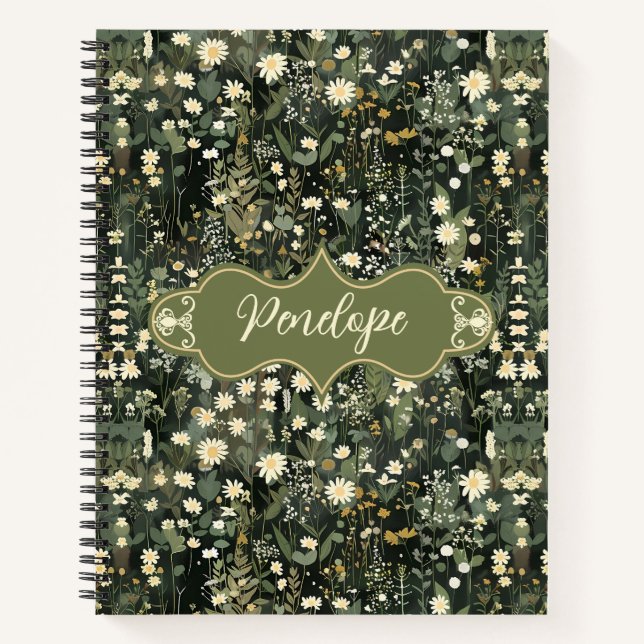 Cuaderno Penelope Daisy Floral Deluxe (Anverso)