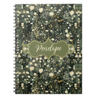 Cuaderno Penelope Dark Daisy Floral