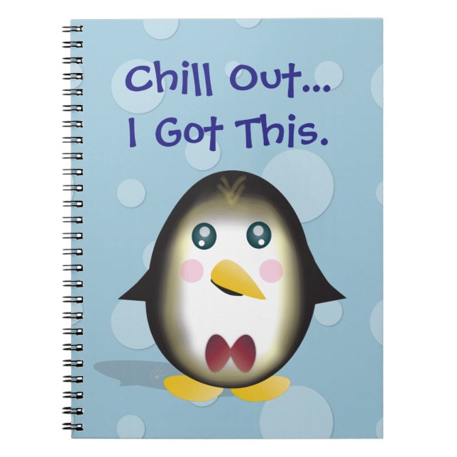 Cuaderno Penguin Chillin (Frente)