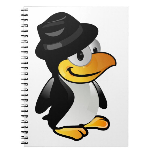 CUADERNO PENGUINA VESTIDA (Frente)