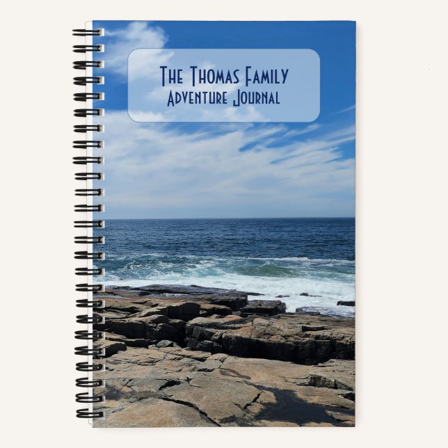 Cuaderno Península de Schoodic, Parque Nacional Acadia, Mai (Anverso)