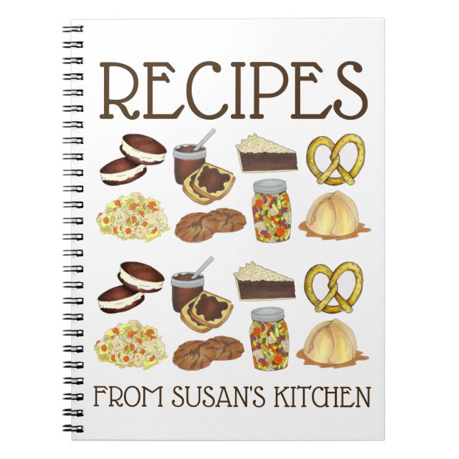 Cuaderno Pennsylvania PA Recetas holandesas de cocina perso (Frente)