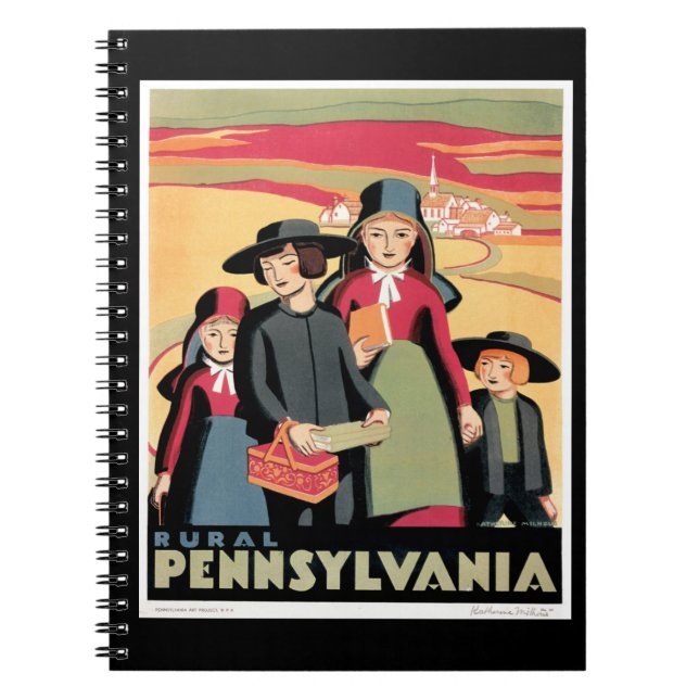 Cuaderno Pennsylvania Rural (Frente)
