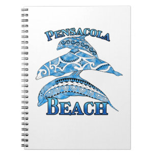 Cuaderno Pensacola Beach Florida Vacaciones para delfines t
