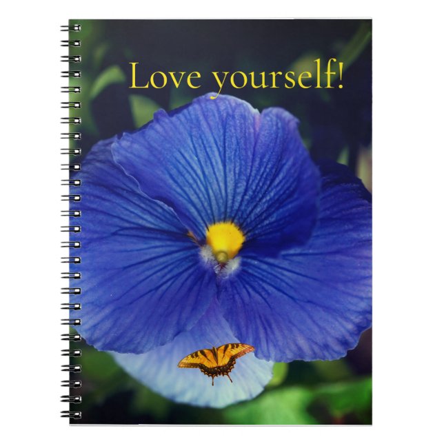 Cuaderno pensamiento azul viola (Frente)