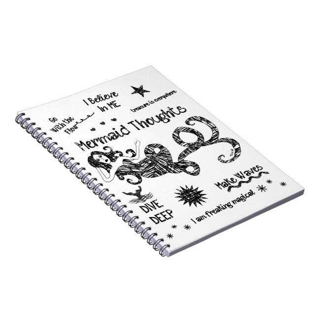 Cuaderno Pensamientos de la sirena (Lado Derecho)