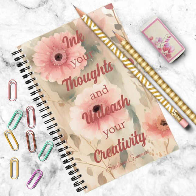 Cuaderno Pensamientos de tinta desencadenan creatividad ins (Subido por el creador)