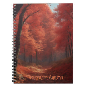Cuaderno Pensamientos en Otoño