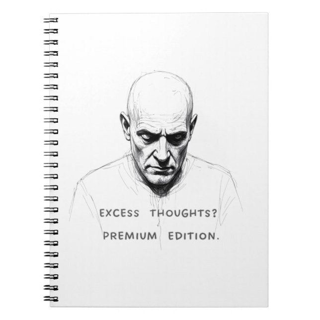 Cuaderno ¿Pensamientos excesivos? Edición Premium (Frente)